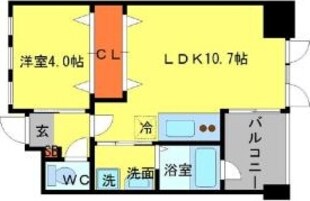 グラン・シャリオ千里中央の物件間取画像